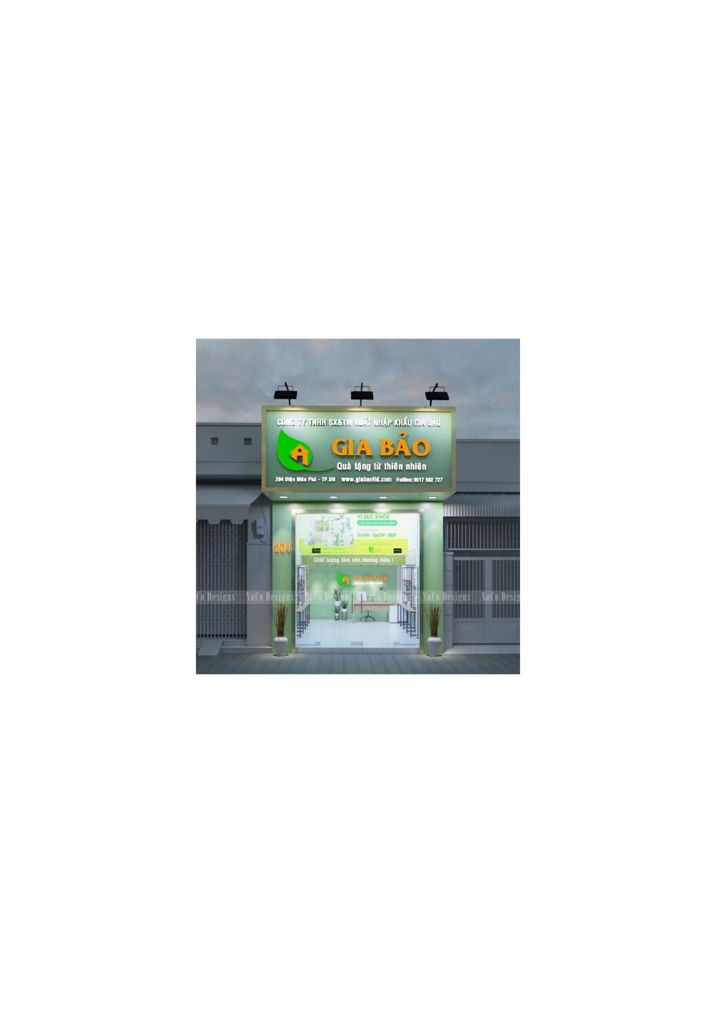 Bảng hiệu Công ty Gia Bảo