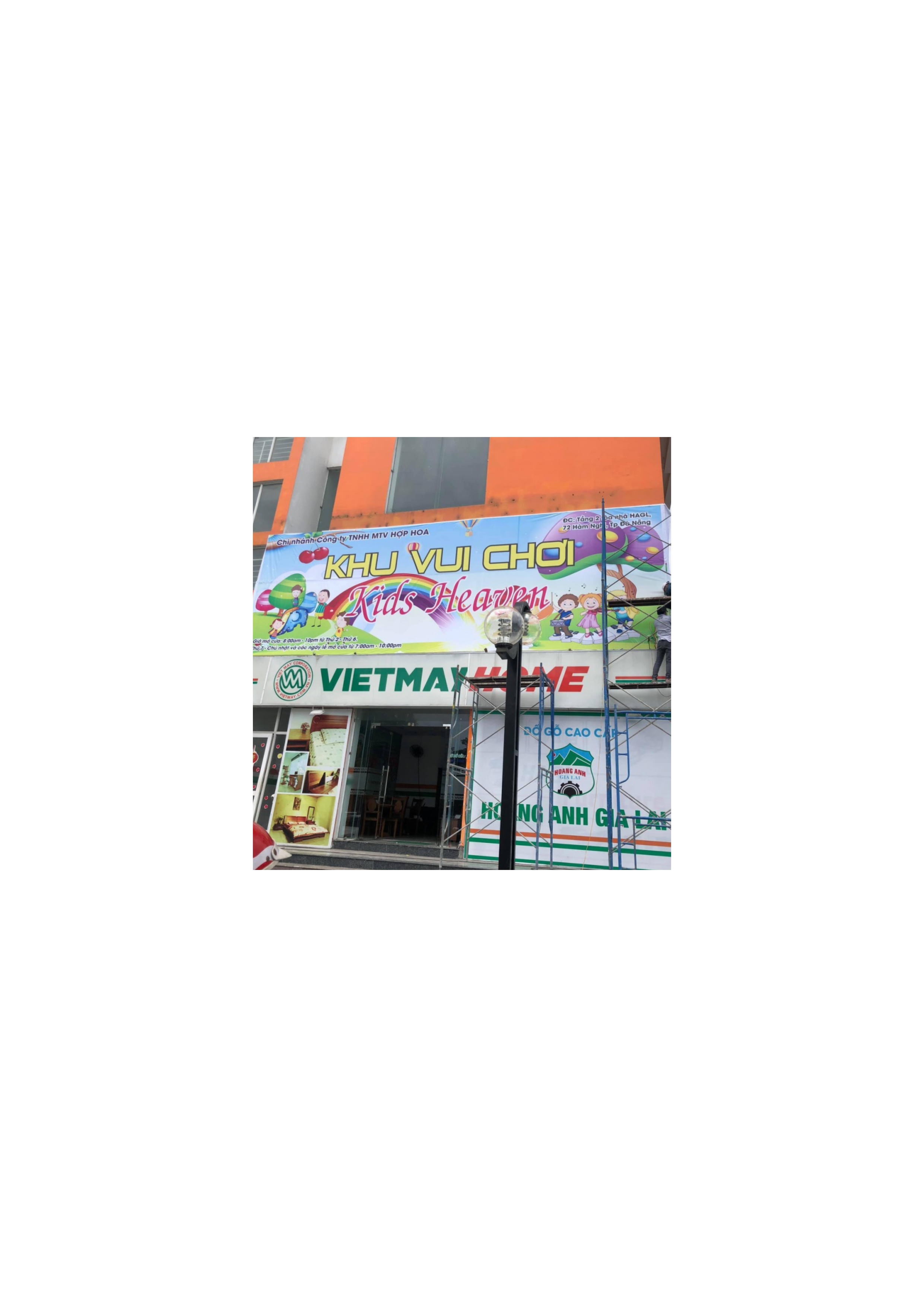 Bạt Hiflex Khu vui chơi trẻ em